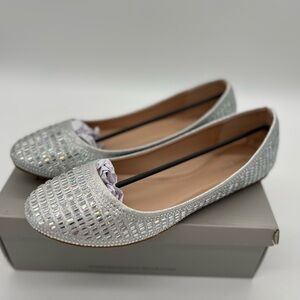 Touch Ups Women's Star Heeled Sandal, Silver, 10